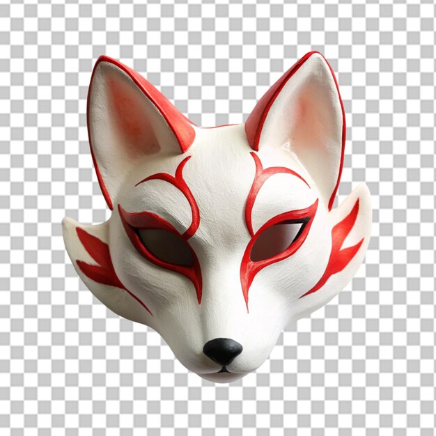 PSD la máscara de kitsune png