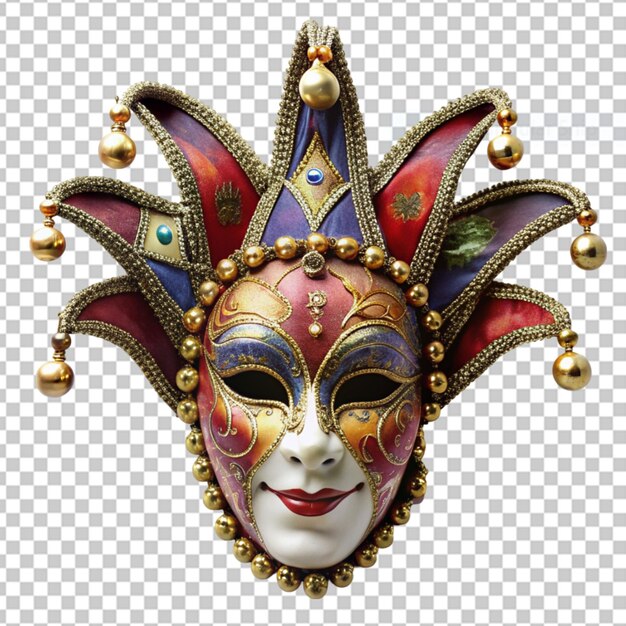 PSD la máscara del mardi gras en png