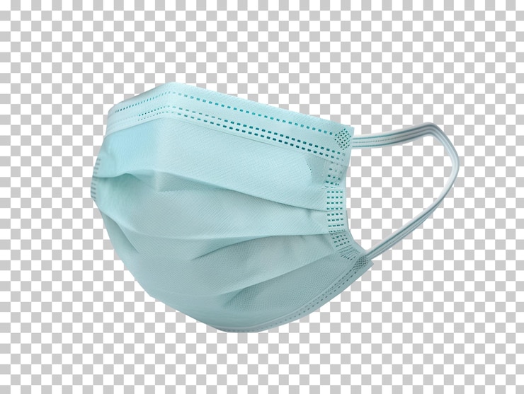 PSD máscara quirúrgica aislada en un fondo transparente png psd