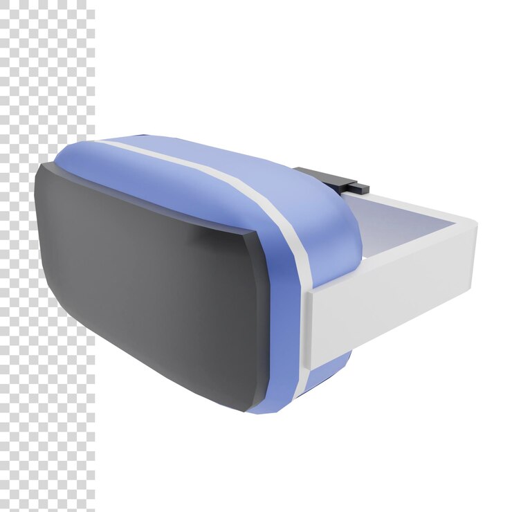PSD máscara vr de representación 3d o auriculares inalámbricos de realidad virtual y sistema para juegos