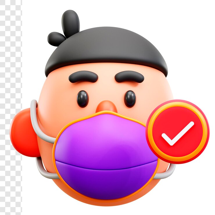PSD mascarilla 3d