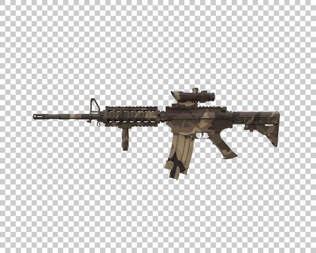 PSD maschinengewehr isoliert auf dem hintergrund 3d-rendering-illustration