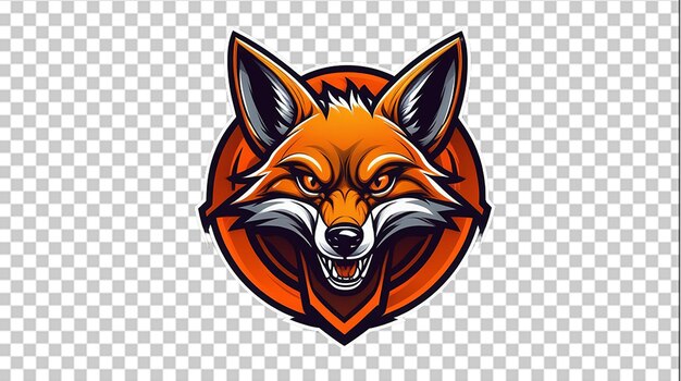 La mascota del deporte vectorial jackal diseña el logotipo de la ilustración