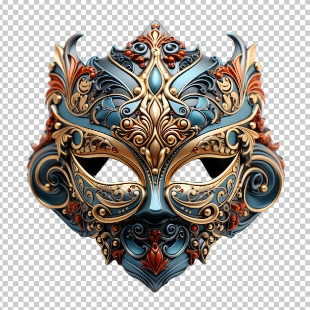 PSD maske mardi gras 3d gerendert png psd