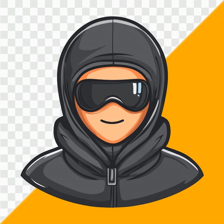 PSD masked gamer avatar