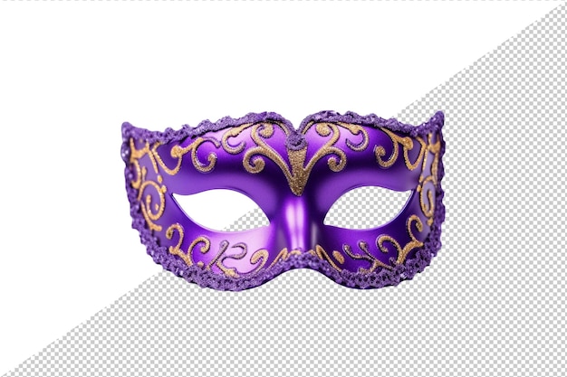 PSD masque de carnaval violet psd