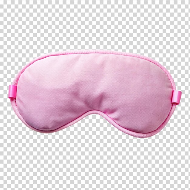 PSD masque pour les yeux rose sur fond transparent