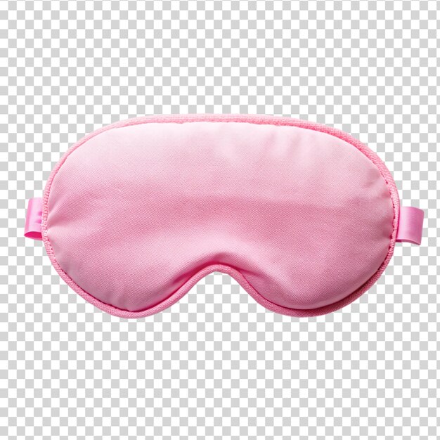 PSD masque pour les yeux rose sur fond transparent