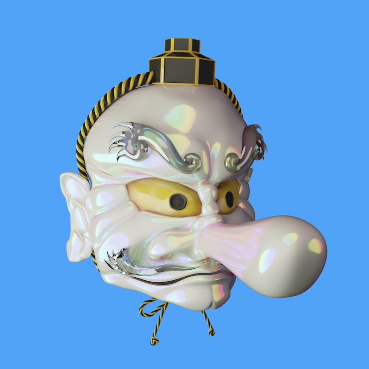 PSD masque de rendu d'objet 3d