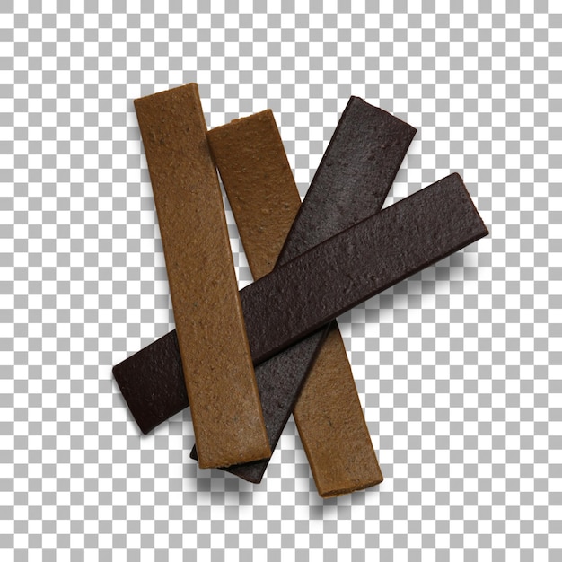 Masticar palo para mascota aislado