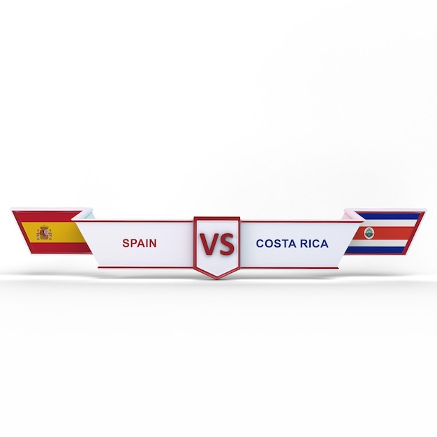 Match De Coupe Du Monde Espagne Vs Costa Rica