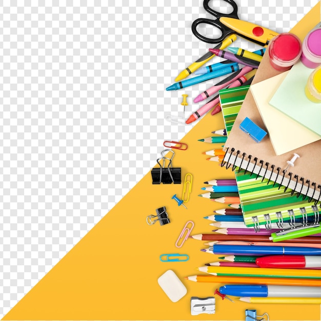 materiais escolares e artísticos