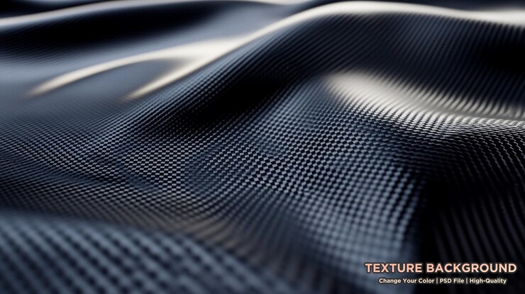 PSD material de producto compuesto de fibra de carbono oscura material deportivo para automóviles de carreras