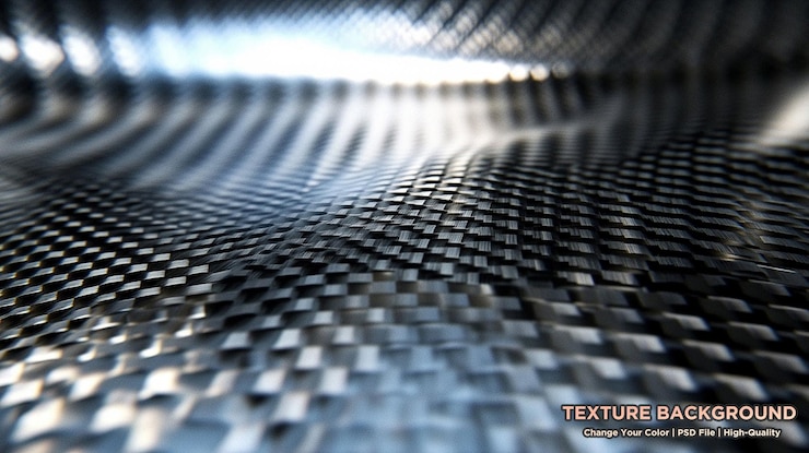 PSD material de producto compuesto de fibra de carbono oscura material deportivo para automóviles de carreras