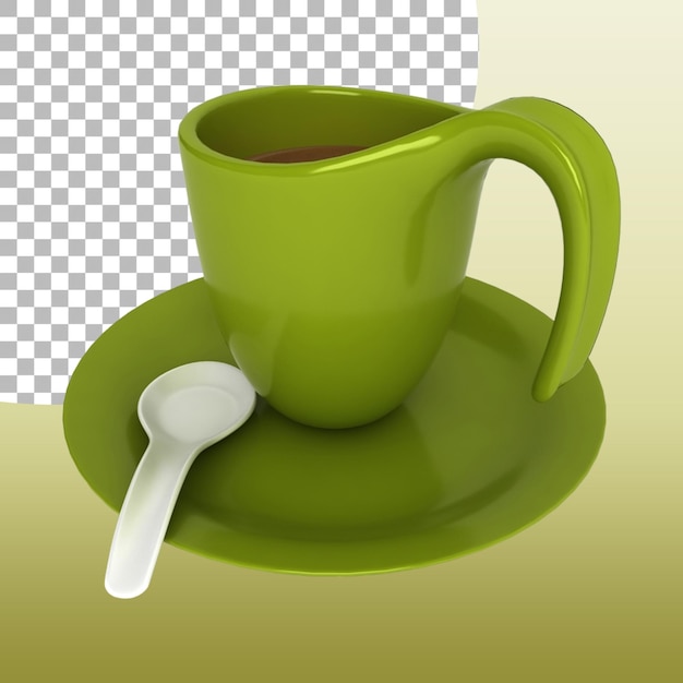 PSD materiales de la taza de café para el diseño de sus escenas de café.