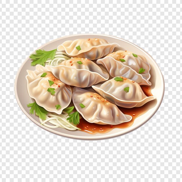 PSD maultaschen meat dumplings auf durchsichtigem hintergrund