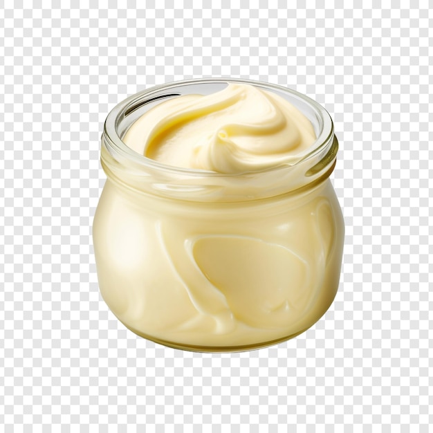 PSD mayonnaise isolée sur fond transparent