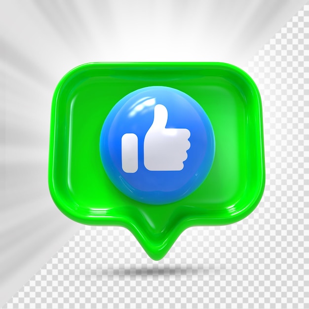 Me gusta el comentario de amor compartir botones en estilo 3d iconos de redes sociales