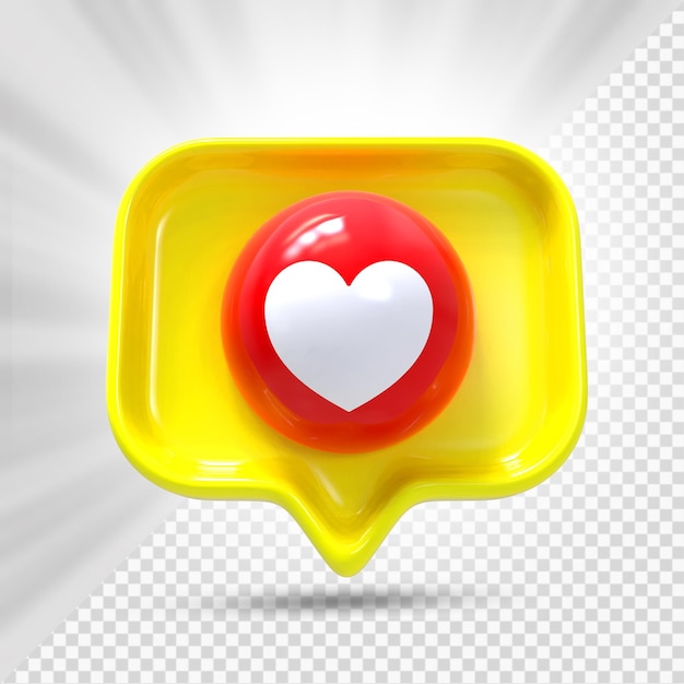 PSD me gusta el comentario de amor compartir botones en estilo 3d iconos de redes sociales