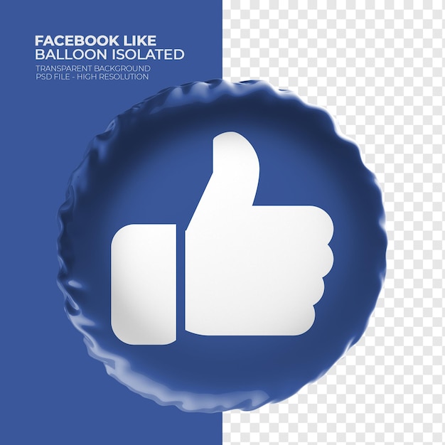 PSD me gusta facebook globo 3d