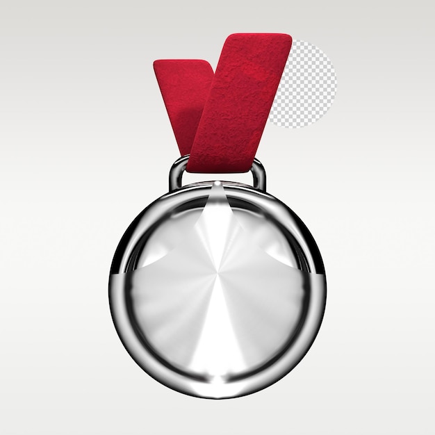 Medalla de clasificación de nivel de renderizado 3D
