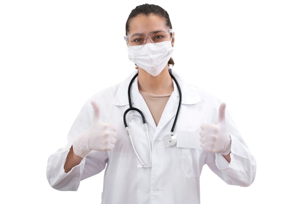 Médecin se préparant à un contrôle médical de routine
