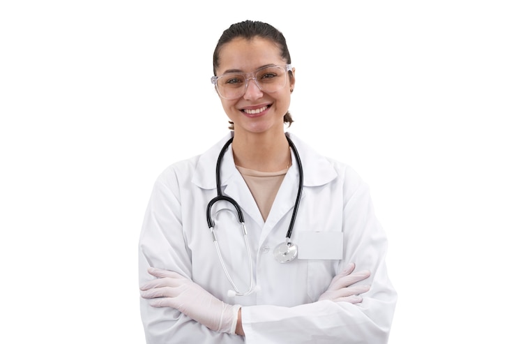 PSD médecin se préparant à un contrôle médical de routine