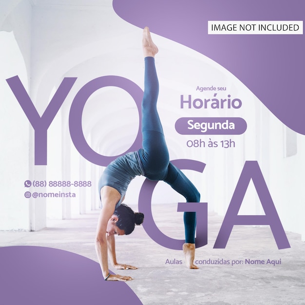 Médias sociaux du yoga