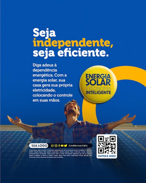 PSD médias sociaux energia solaire