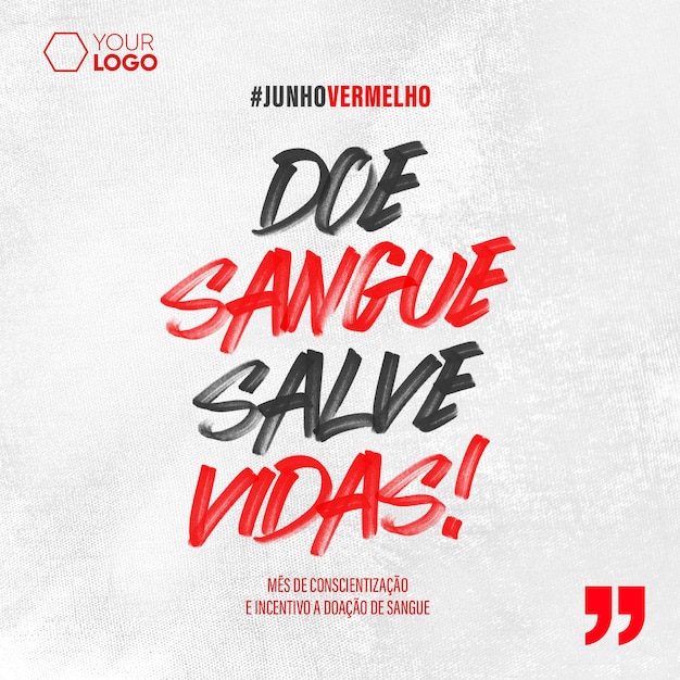 Les médias sociaux nourrissent le rouge juin donnez du sang et sauvez des vies