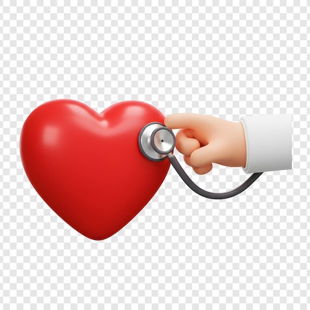 El médico de chequeo escucha los latidos del corazón con un estetoscopio