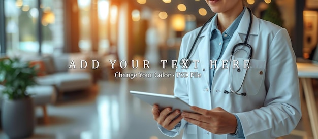 PSD médico consultando pacientes saúde on-line usando a internet tabela digital móvel