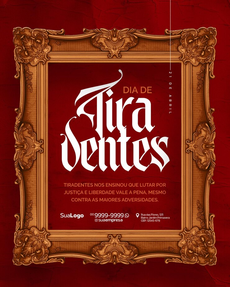 PSD medios sociales día de tiradentes 21 de abril