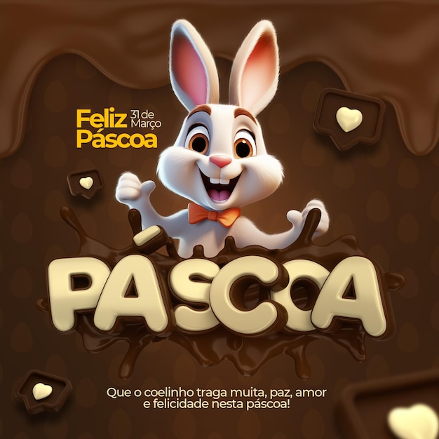 PSD medios sociales feliz pascua en brasil