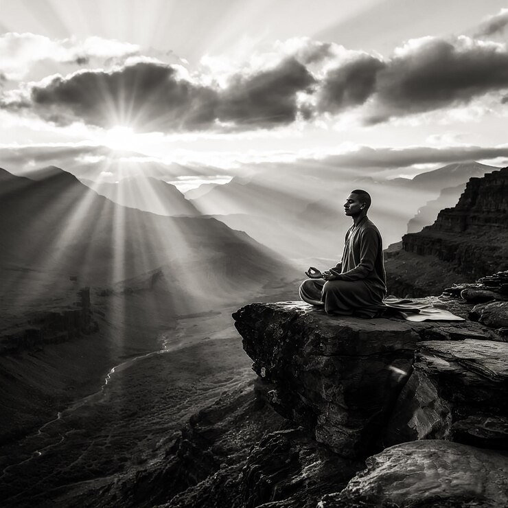 Méditation dans le Grand Canyon Trouver la paix dans la nature Embrasser
