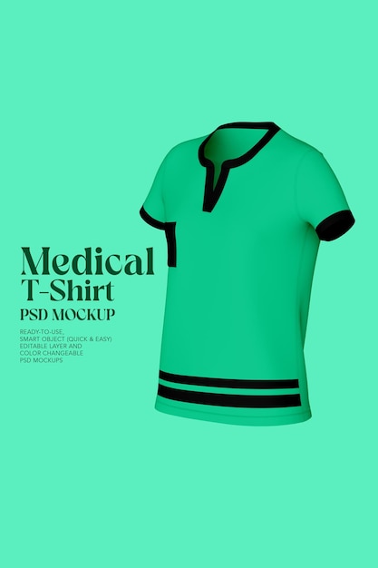 PSD medizinisches t-shirt-modell