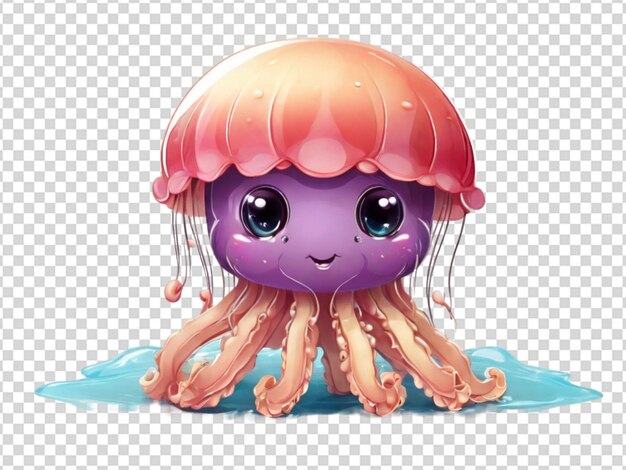 PSD una medusa linda en png