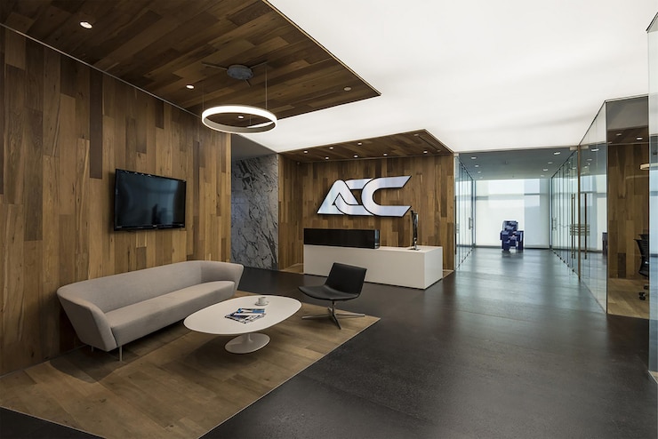 PSD meeting room logo mockup