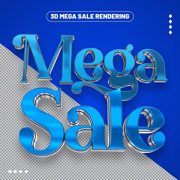 Mega-Sale-Hintergrund mit Rabatt