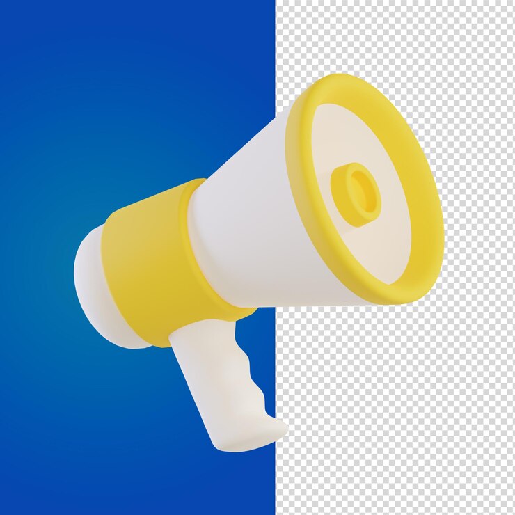 Megafón PSD 3D