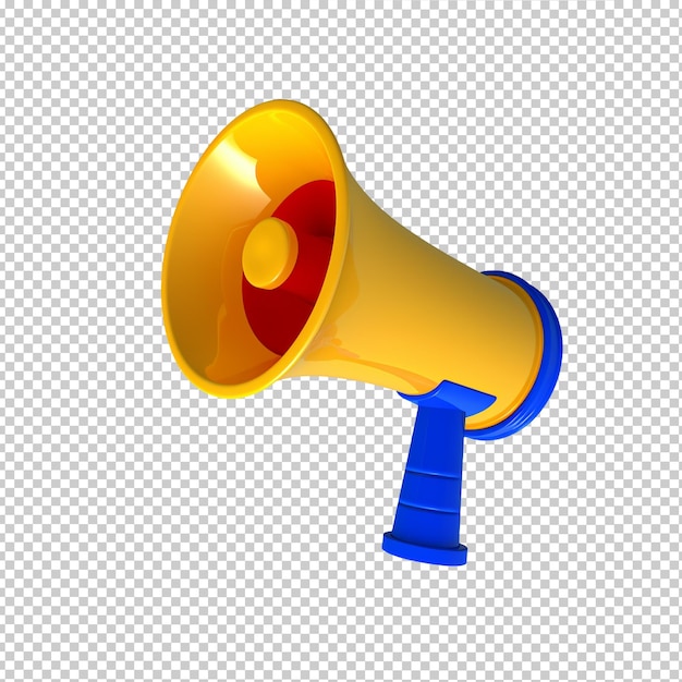 Megafone 3d sem fundo png