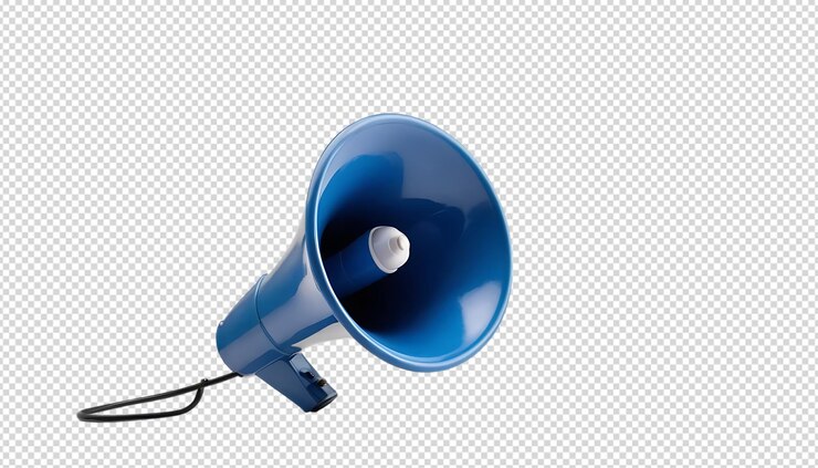 PSD el megáfono azul