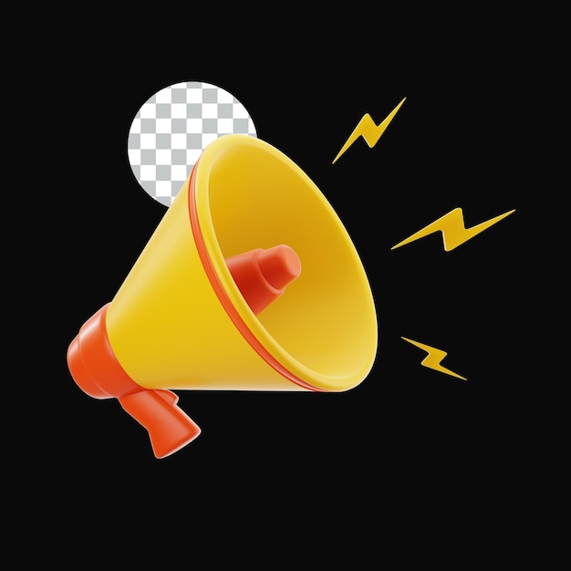 MEGAPHONE 3D Icon