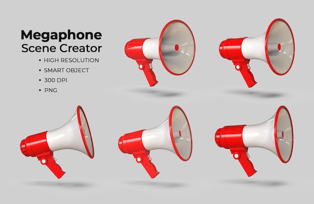 Megaphone Scene Creator