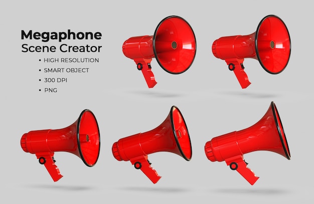 Megaphone scene creator