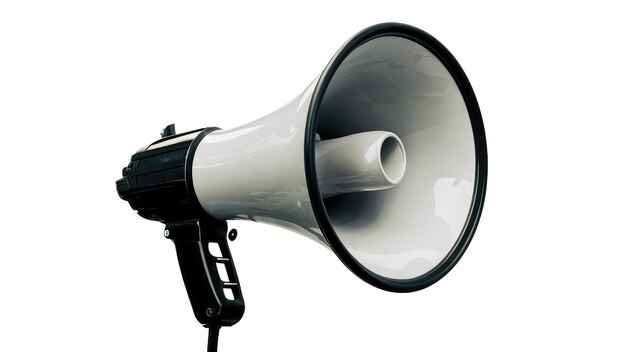 PSD a megaphone with a picture of a speaker on it