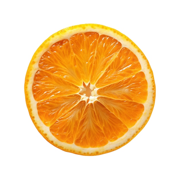 mehrere orangefarbene Scheiben sind auf einer weißen Oberfläche angeordnet