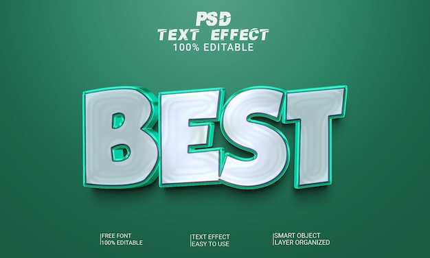 Meilleur Effet De Texte 3d