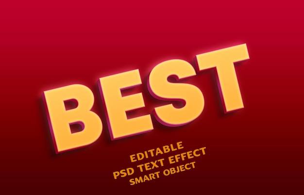 Mejor diseño de efectos de texto 3D