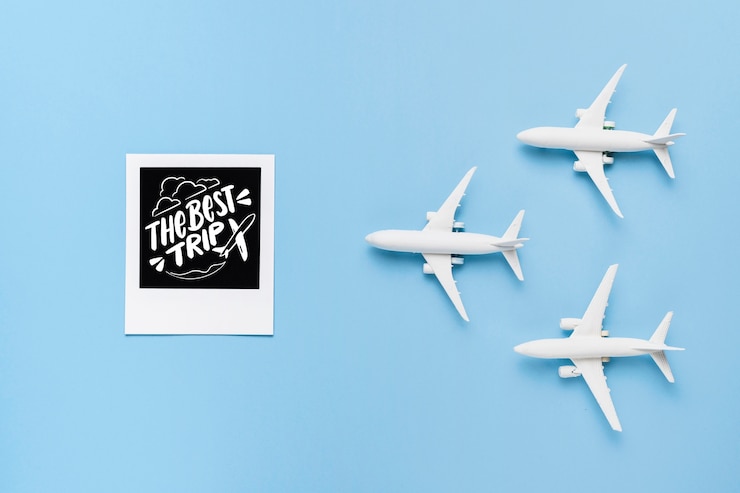 PSD el mejor viaje, con tres aviones de juguete